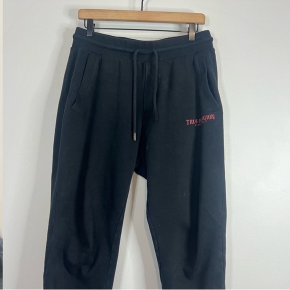 True Religion Black Welt Pocket Jogger Pants Small - Picture 4 of 6